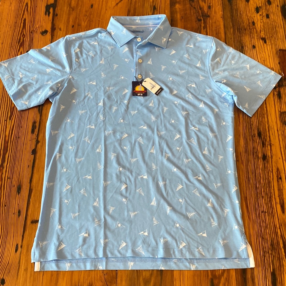 Johnnie-O flamingo pool raft polo